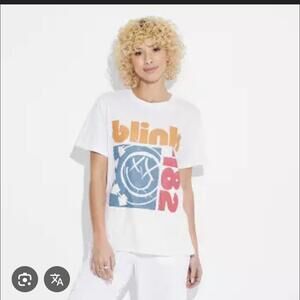 Wink White Graphic Tee